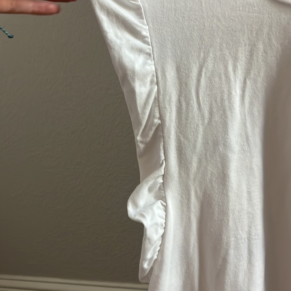 White Ruffle Top - Picture 2 of 3